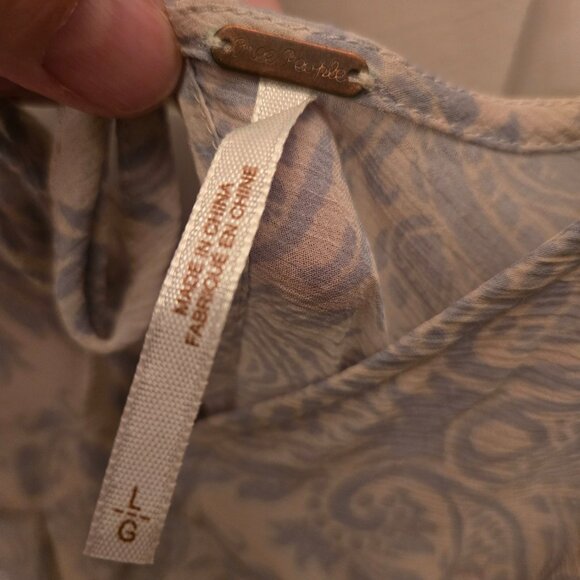 Free People Large "Penny Lover Mini Dress" - Picture 5 of 5